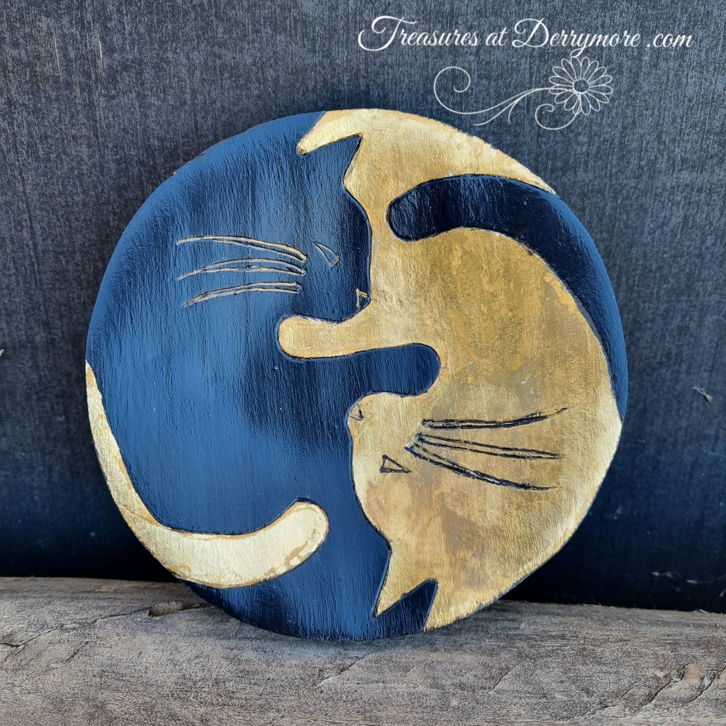 Dish - Yin Yang Cats