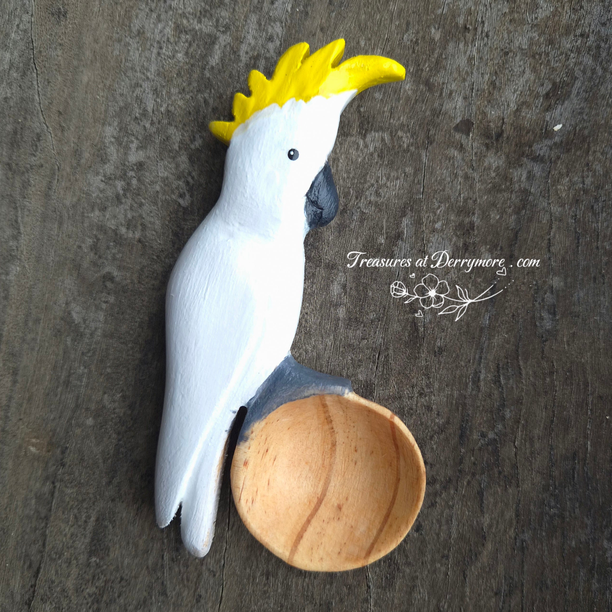 Spoon- Sulpher Crested Cockatoo