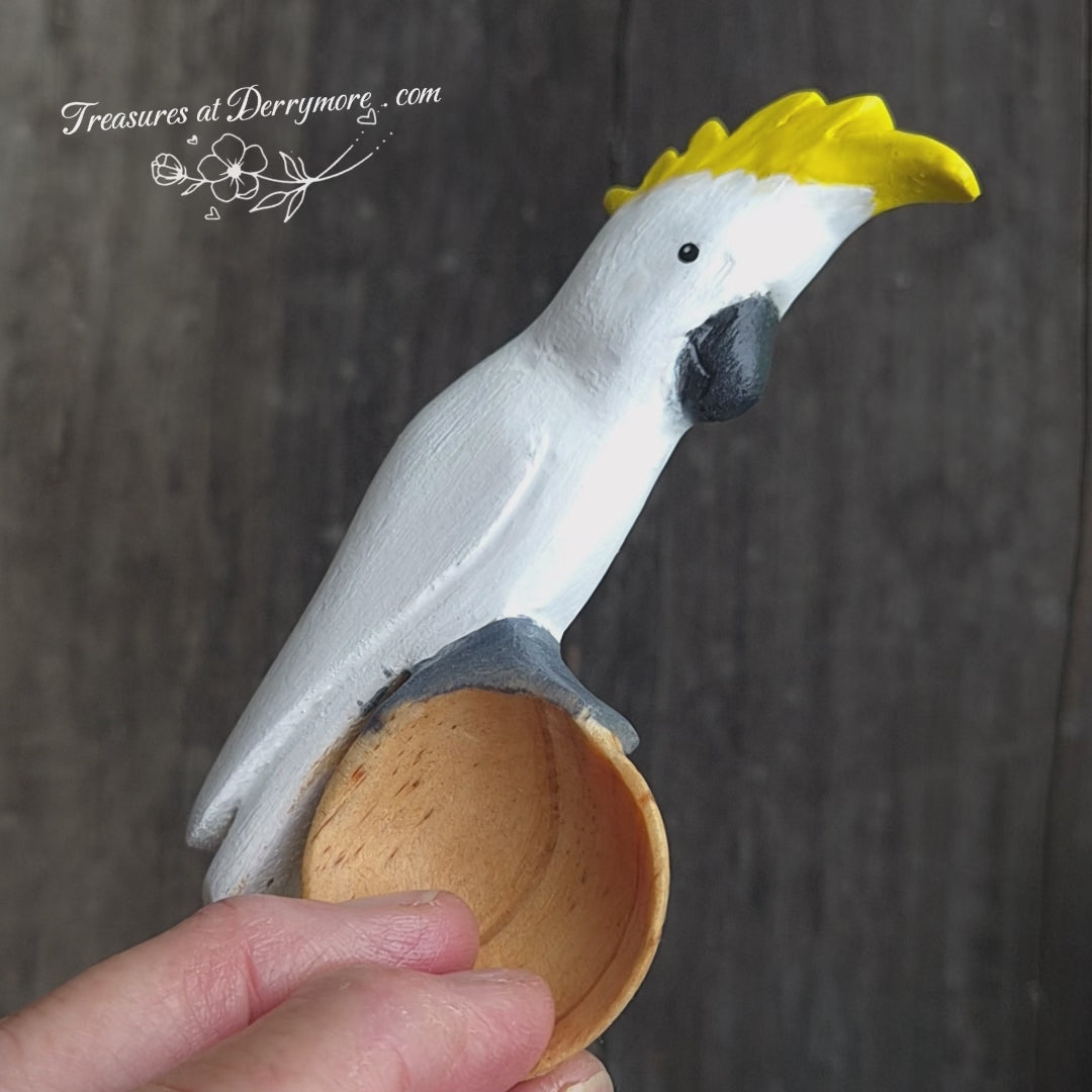 Spoon- Sulpher Crested Cockatoo
