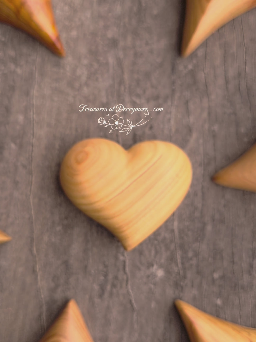 Hearts - flat backed