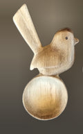 Australian Bird Spoons, natural wood