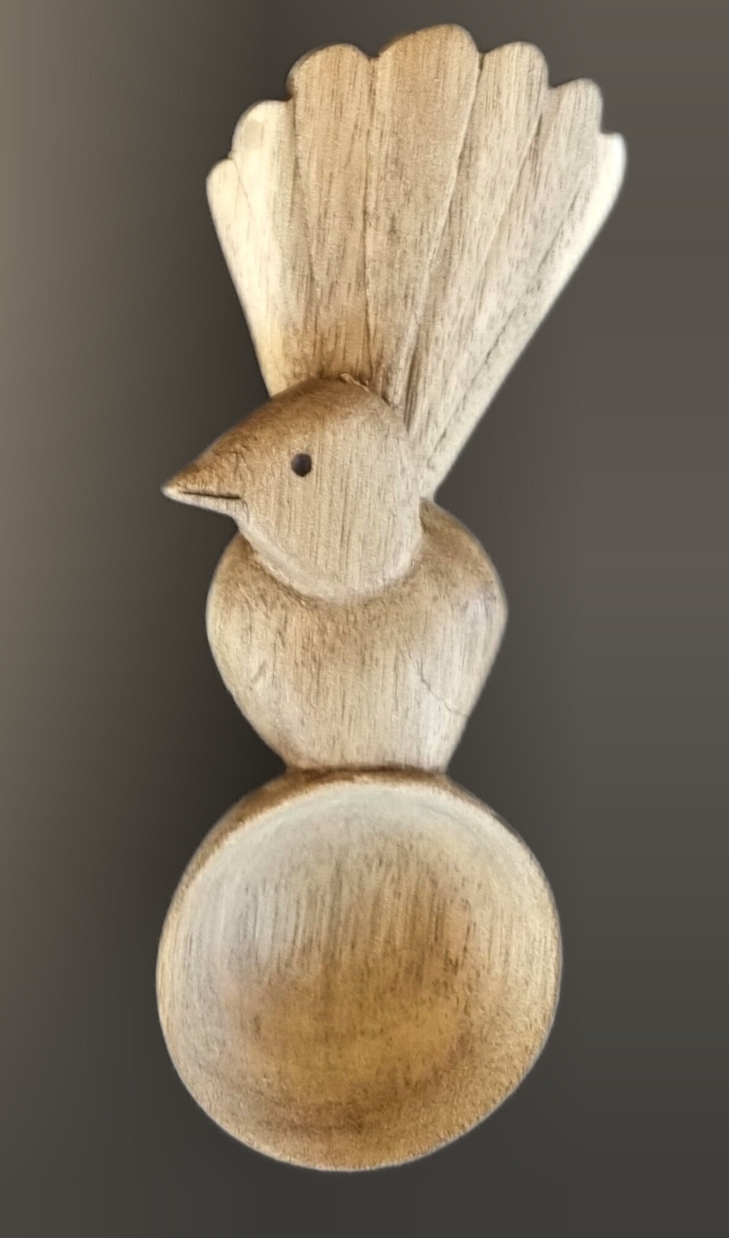 Australian Bird Spoons, natural wood