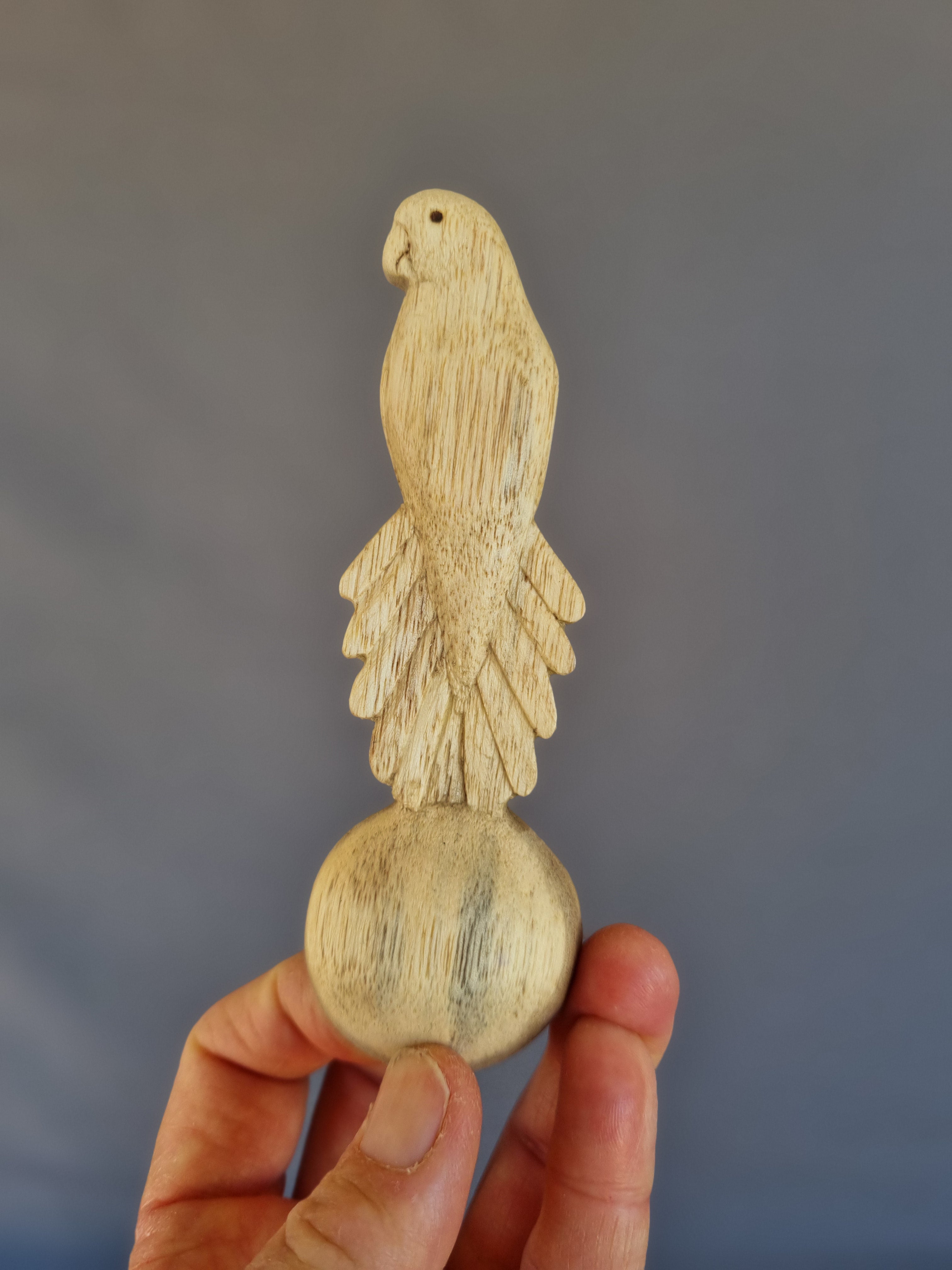 Australian Bird Spoons, natural wood