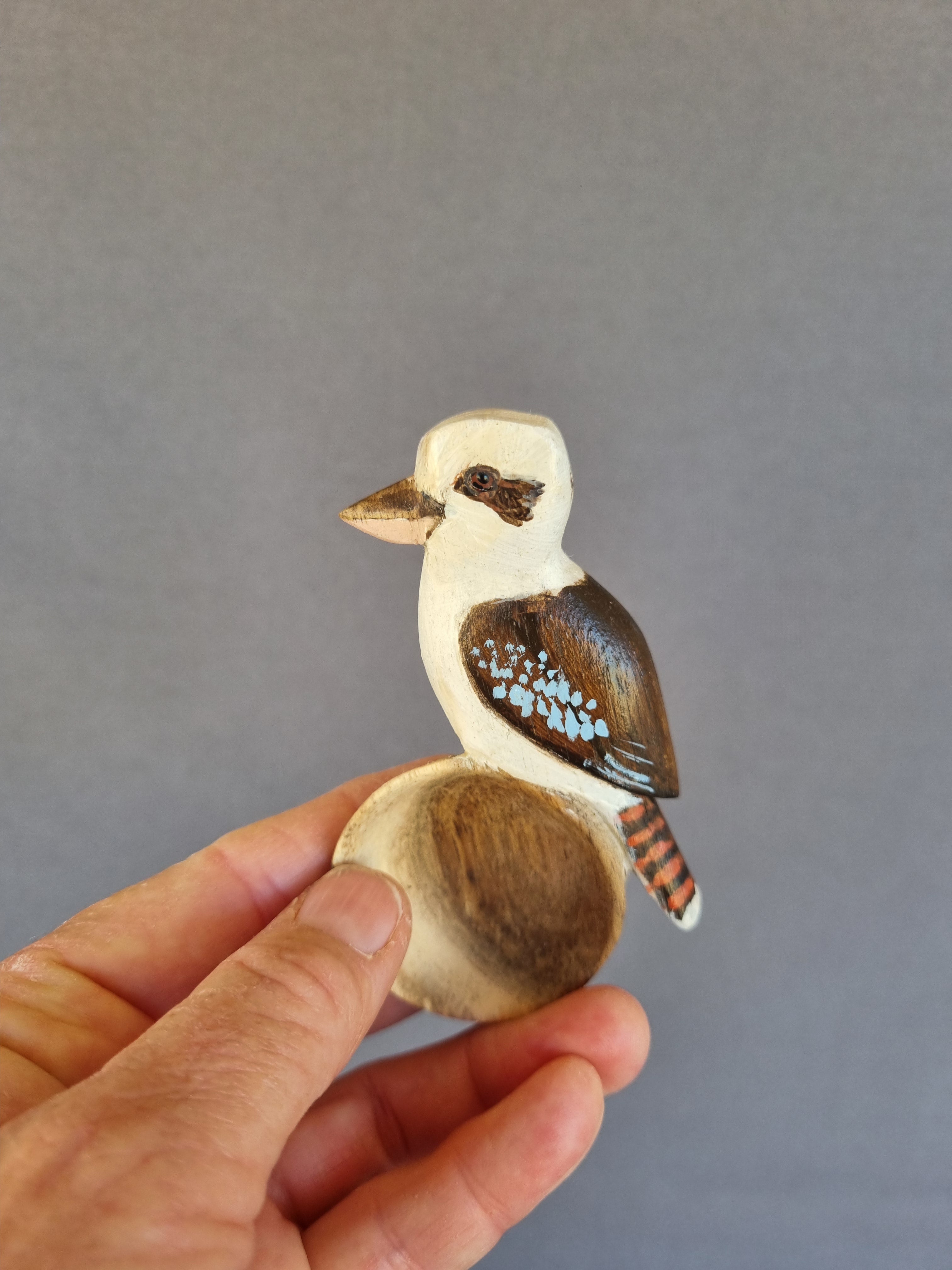 Australian Bird Spoon, painted
