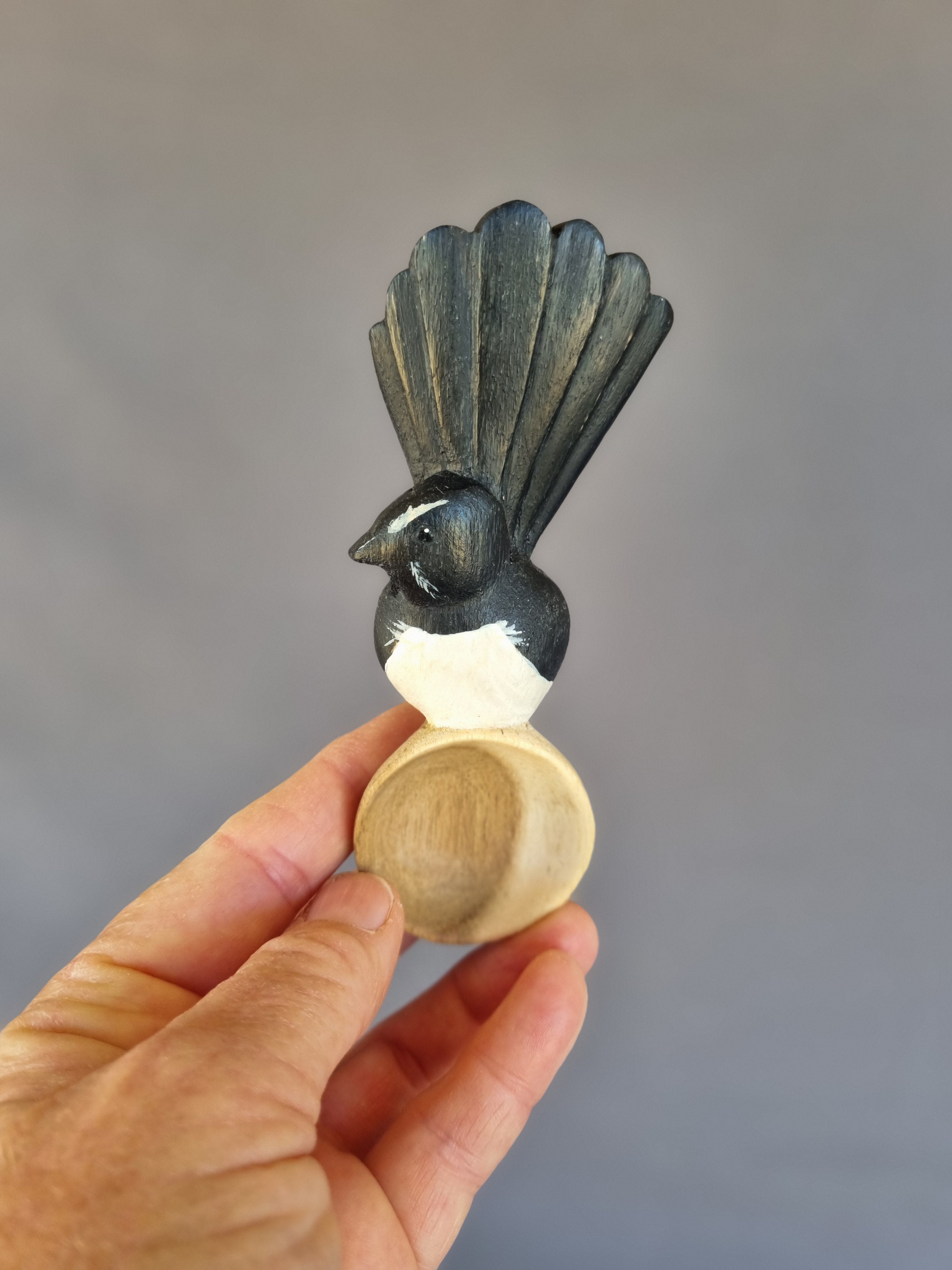 Australian Bird Spoon, painted
