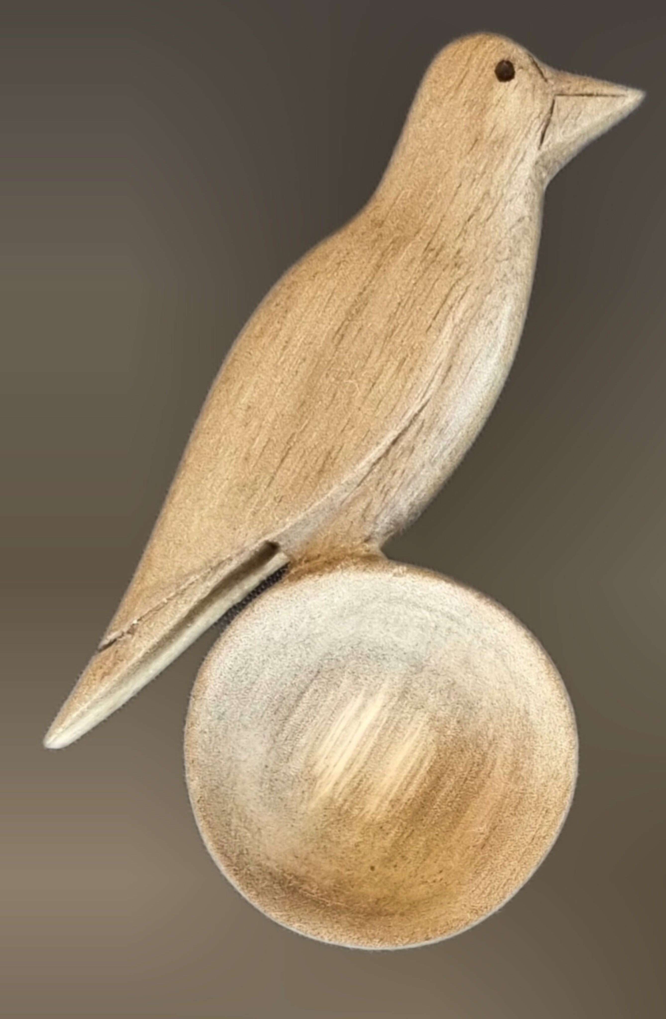 Australian Bird Spoons, natural wood