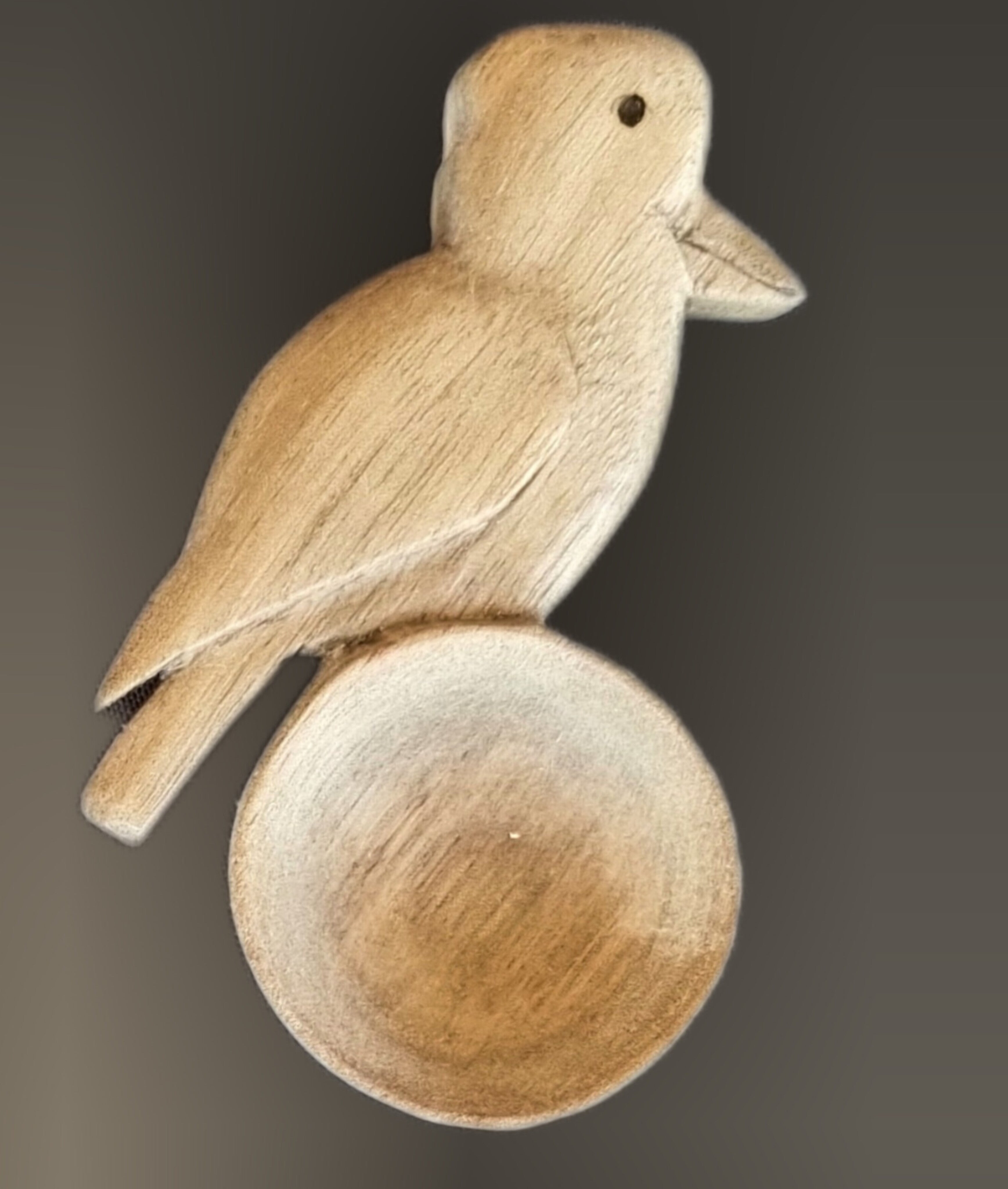 Australian Bird Spoons, natural wood
